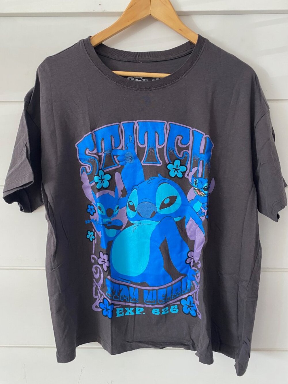 Disney Lilo & Stitch Tie-Dye Style T-Shirt - Experiment 626 Graphic Tee Size L